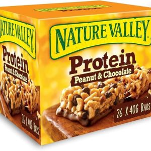 Nature Valley Protein Peanut & Chocolate Gluten Free Cereal Bars 26 x 40g