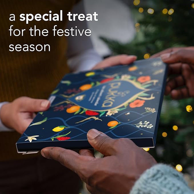 Pukka Herbs | Advent Calendar 2025 Organic Tea Selection | Ideal Secret Santa Christmas Gifts Idea For Women & Men | Perfect For Tea Enthusiasts | 24 Delightful Black/Green/Herbal Infusion Tea Bags - Image 2