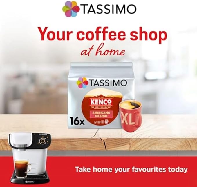 Tassimo Kenco Americano Grande XL Coffee Pods x16 (Pack of 5, Total 80 Drinks) - Image 4